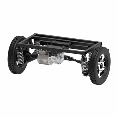 Veicolo a tre-ruote Super Chassis Sospensioni indipendenti Assale posteriore